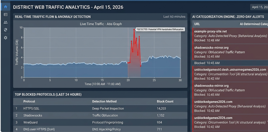 Website blocker dashboard
